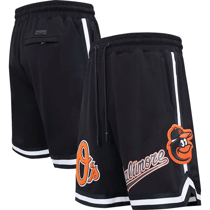 Men's Baltimore Orioles Black Shorts Men's Baltimore Orioles Black Shorts